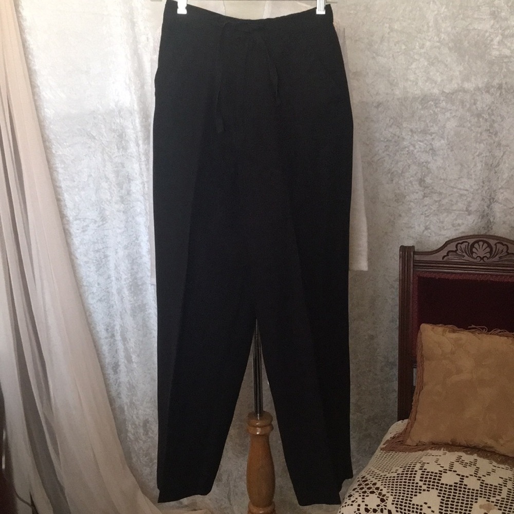 The Havanera Co. Black Pants- draw string Ladies S